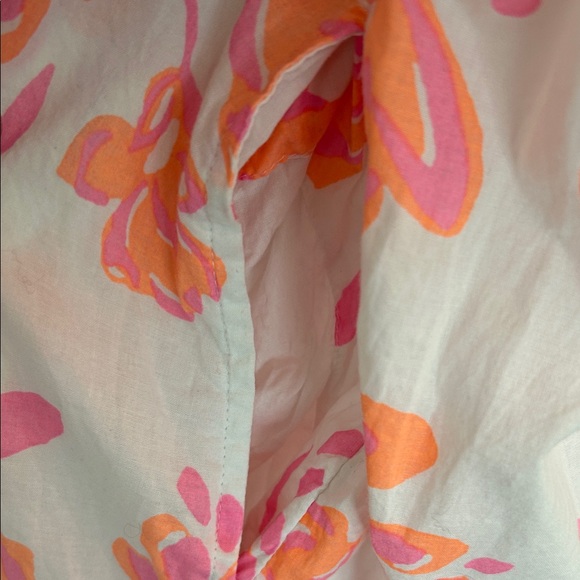Vineyard Vines Floral Pink, Orange, and White Dress - Picture 6 of 6